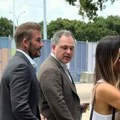 Exclusive: Beckham arrives for France vs Spain semi-final, Victoria hides her face while David steals the show