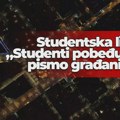 „Србија није један човек“: Студентска листа „Студенти побеђују“ упутила писмо грађанима и представила план промена Студентска…