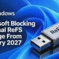 Windows blokira ReFS USB drajvove od januara 2027.