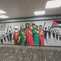 SKOJ podržao mural podrške Palestini u centru Beograda (FOTO)