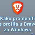 Kako promeniti ime profila u Brave-u za Windows