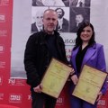 Novinarima RTS-a Aleksandri Trajković Arsić i Nebojši Grujičiću uručene godišnje nagrade UNS-a