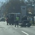 (Foto) jezive scene na magistralnom putu kod Požege Motociklista podleteo pod automobil, hitno prevezen u bolnicu