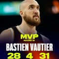 Košarkaš Asvela Bastijen Votije MVP 18. kola Evrolige