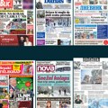 Naslovne strane današnjih novina: Prelistavanje štampe za utorak, 13. januar 2026. godine