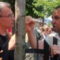 Aleksić i Ćuta u Zvečanu, pojedini građani negodovali VIDEO