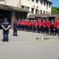 Одржан тренинг специјализоване јединице цивилне заштите за гашење позара на платоу Ватрогасне чете "Застава" (ФОТО)
