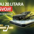 Sipaj 20 litara goriva i osvoji Mercedes u MOL Serbia nagradnoj igri