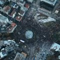 Ovi su potpuno prolupali: Kažu da su protesti bili na 45.000 kvadrata a Slavija ima 8.000 kvadrata (Foto)