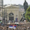Frans pres: Hiljade demonstranata u Beogradu za prevremene izbore