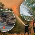 Uživo (foto, video) vatreni obruč i dalje guši Podgoricu! Peti dan borbe sa požarima, vatra preti kućama u ova dva naselja: Počasna paljba za stradalog kolegu
