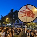 Tokom sinoćnjeg protesta demolirane prostorije SNS na Bulevaru oslobođenja, u Stražilovskoj i Kosovskoj ulici