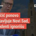 Sutra Vučićev skup u Novom Sadu nakon 8 najava – studenti ignorišu | Mašina DNEVNIK, četvrtak, 15.10