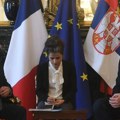 Vučić s predsednikom Senata Francuske Laršeom o jačanju bilateralnih odnosa