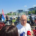 Lider SNS stigao sa bajkerima na plato ispred Palate Srbija Vučević: Očekujem važne poruke za budućnost Srbije, dosta je bilo…