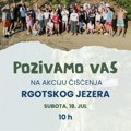 U subotu akcija čišćenja obale Rgotskog jezera u organizaciji „Eko Istoka“