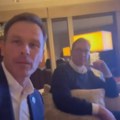 Srbija pobeđuje: Predsednik Vučić i ministar Mali u iščekivanju početka utakmice Srbija-Crna Gora (video)