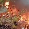 Stravičan prizor, avion gori nakon pada Srušio se na letu do Kičva Temba