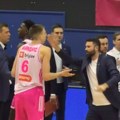 (VIDEO) Burno u finišu: Obradovića iznervirao potez igrača Mege