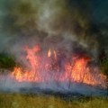 Borba sa vatrom na Suvoj planini: Avioni gase nepristupačna žarišta, kuće za sada nisu ugrožene