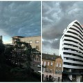 (Foto)(video) stiglo nevreme u Novi Sad! Nebo nad gradom se zacrnilo, pada kiša i duva snažan vetar
