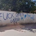 Novo uznemiravanje Srba na Kosmetu Na zidu dvorišta crkve u Kosovskoj Vitini ispisani pogrdni grafiti