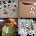 Ručne bombe, mačeta, oružje, municija i lisice: Policijska akcija kao iz filma u Kragujevcu (Foto)