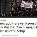 Hrvati priželjkuju građanski rat u Srbiji: Likuju zbog Đilasovog i Šolakovog protesta