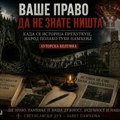 Bojanić: VAŠE PRAVO DA NE ZNATE NIŠTA