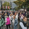 (FOTO) Na Gradskom trgu u Valjevu skup na poziv Studentske liste