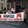 Osmi protest „Srbija protiv nasilja“ u Nišu: Režim je okrnjen i urušiće se kao kula od karata FOTO