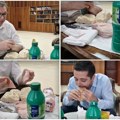 Vučić doručkovao zidarski sendvič, koštalo ga 585 dinara! "Kao što smo obećali, kupili parizer, majonez, jogurt" (video)
