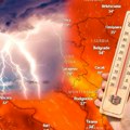 Dok pakleni talas prži Srbiju u ove delove zemlje stiže oluja! Evo gde se večeras očekuju nevreme i temperaturna…
