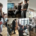 It đaci zavirili iza kulisa digitalnog novinarstva Gimnazijalci „Tvrđave” posetili redakcije lista „Dnevnik”