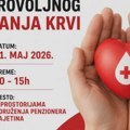 Crveni krst Čajetina organizuje redovnu akciju dobrovoljnog davanja krvi 21. maja