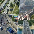 Duge kolone na Brankovom za Novi Beograd: Većih gužvi nema, sve teče, GSP ide normalno (foto)