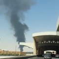 Rijad pod vazdušnom uzbunom, plamen i dim viđeni kod aerodroma
