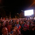 Održani govori ispred RTS-a, završen protest „Srbija protiv nasilja“ u Beogradu