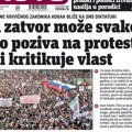 „Nova“ piše da će nakon izmene zakona u zatvor ići svako ko poziva na protest ili kritikuje vlast, ministarka to…