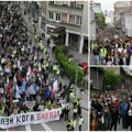BLOG UŽIVO Slavija blokirana: Studenti i građani krenuli u protestnu šetnju, na čelu kolone transparent „Pazi koga…