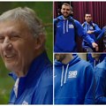 (Video) Karijevi puleni Evo kako su Pešiću reprezentativci čestitali 76. rođendan- Bilo je zagrevanja, torte i pesmice: "Kouč…