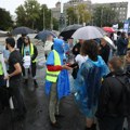 Završen 14. Protest "Srbija protiv nasilja": Šetnja građana po kiši, Gazela blokirana
