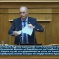 "Ne postoji ni severna ni južna Makedonija": Grčki poslanik pocepao Prespanski sporazum u parlamentu (video)