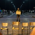 Organizatori Egzita: Nepoznate osobe skidaju banere sa podrškom studentima