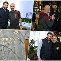 Evo kako je Šapić dočekao najboljeg trenera na svetu: Za Gvardiolu vino, a za uzvrat, od kapitena dres sa potpisima igrača…
