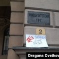 Studenti blokirali Rektorat u Nišu, traže obustavu onlajn nastave