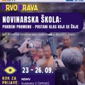 Besplatna radionica za mlade novinare u Novom Sadu od 23. do 26. septembra