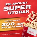 Super utorak u Cineplexx BIG Kragujevac bioskopu uz neverovatnu cenu ulaznica
