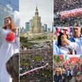 Marš miliona srca: Antivladin protest u Varšavi i drugim gradovima Poljske, opozicija mobiliše glasače pred izbore (foto…