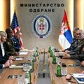 Sastanak ministra Gašića sa komandantom Vazduhoplovnih snaga SAD u Evropi i Africi generalom Hekerom